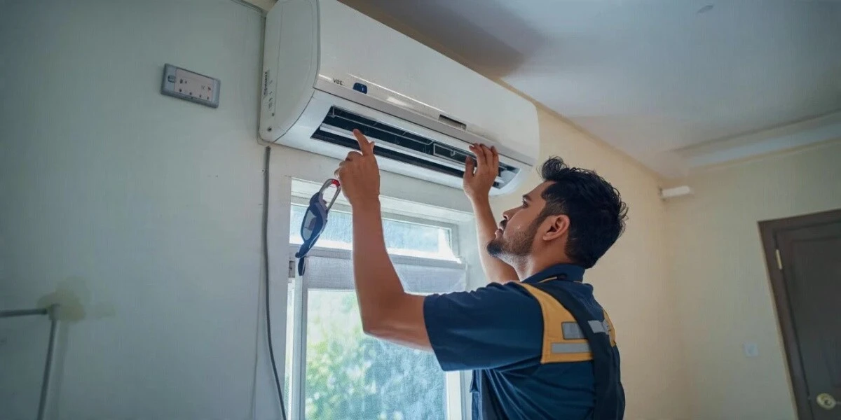 Royal AC installation team