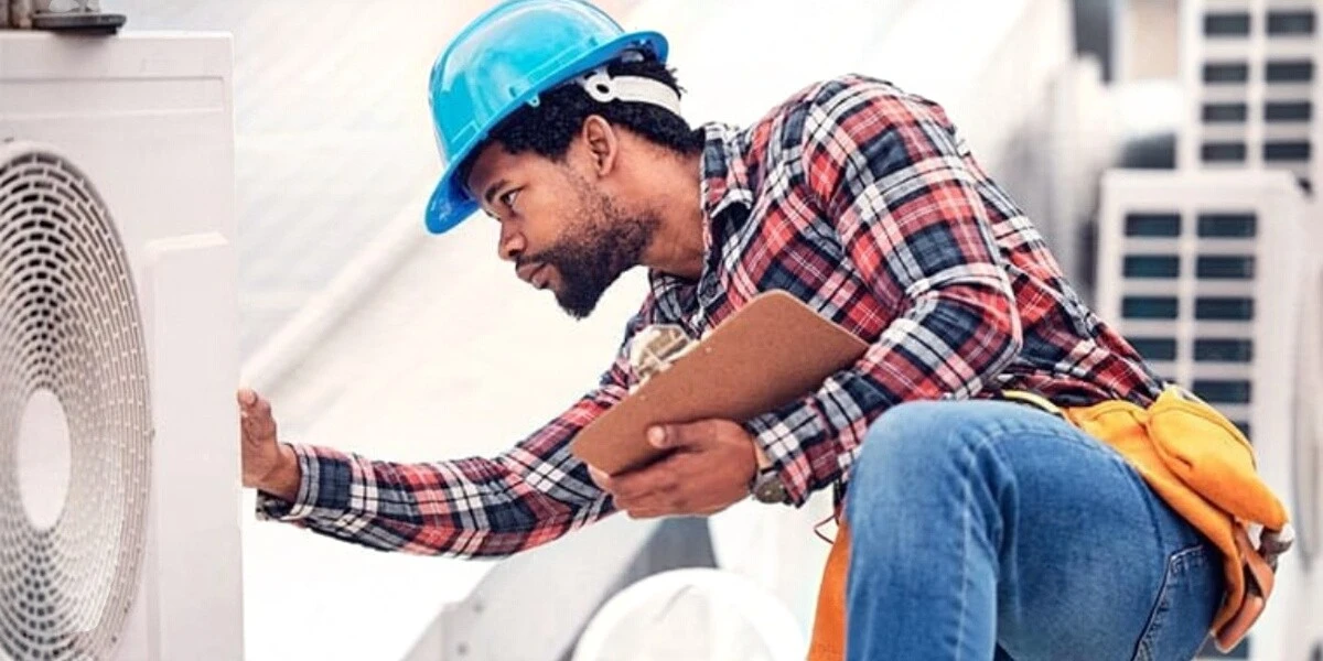 Royal AC technicians carrying out planned preventive maintenance